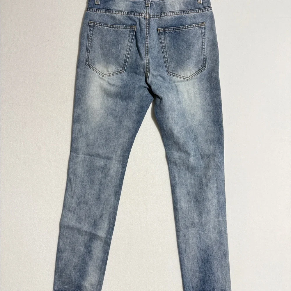 Civil Regime Size 30 Waist Zipper Details Men's Jeans